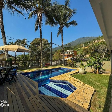 Bela Casa De 4 Suites Com Piscina E Vista - Curral Ilhabela Exterior foto