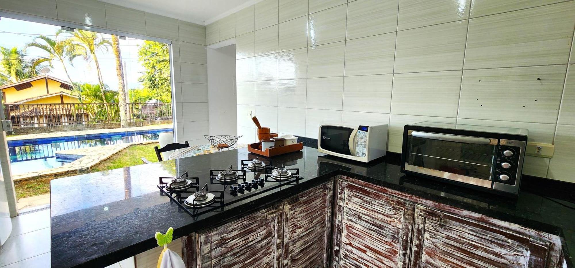 Bela Casa De 4 Suites Com Piscina E Vista - Curral Ilhabela Exterior foto