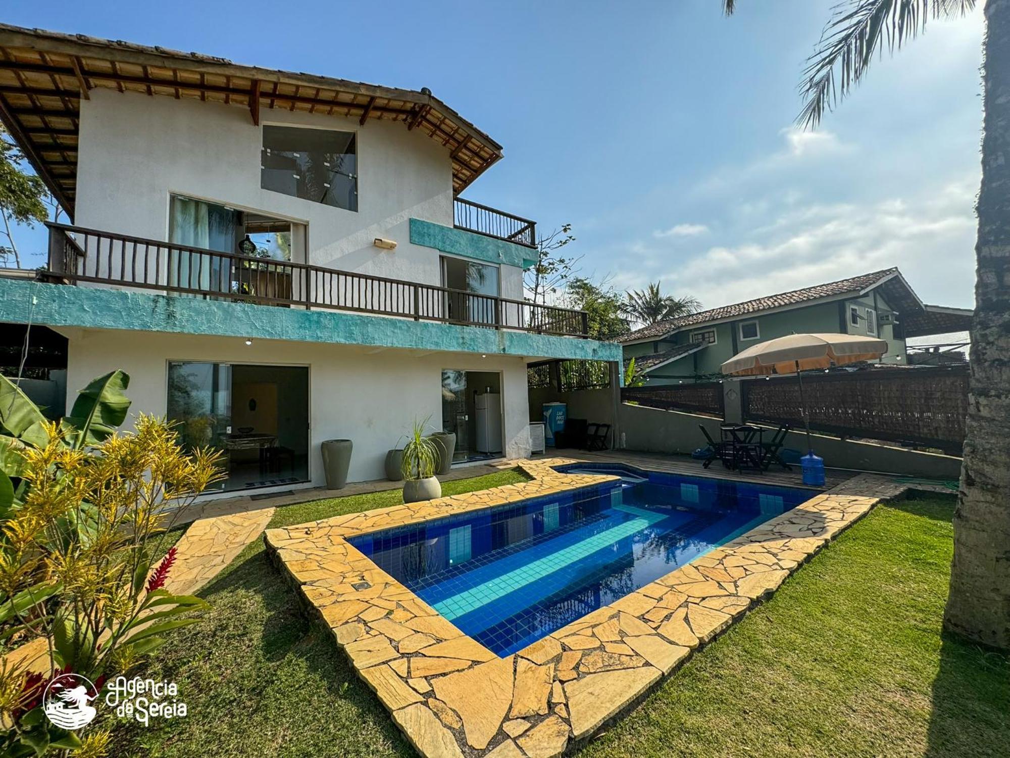 Bela Casa De 4 Suites Com Piscina E Vista - Curral Ilhabela Exterior foto