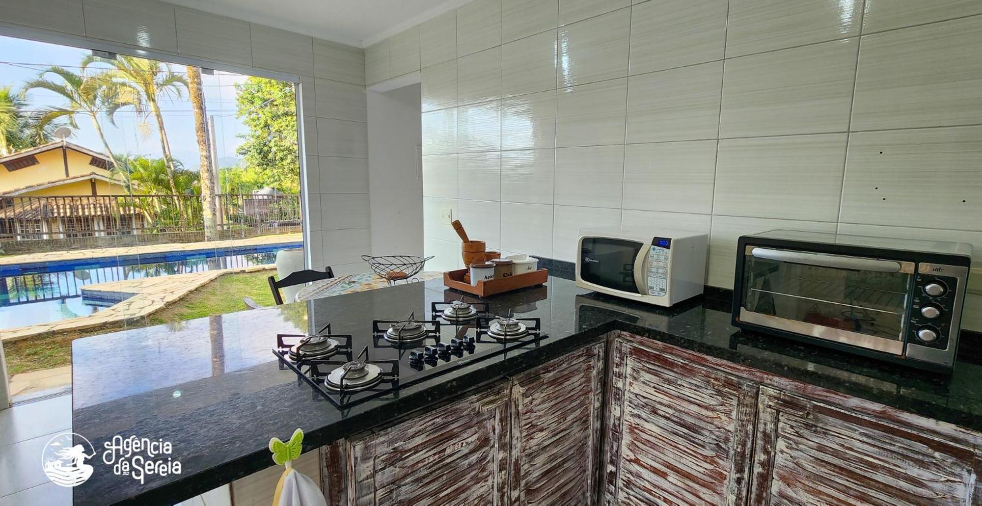 Bela Casa De 4 Suites Com Piscina E Vista - Curral Ilhabela Exterior foto