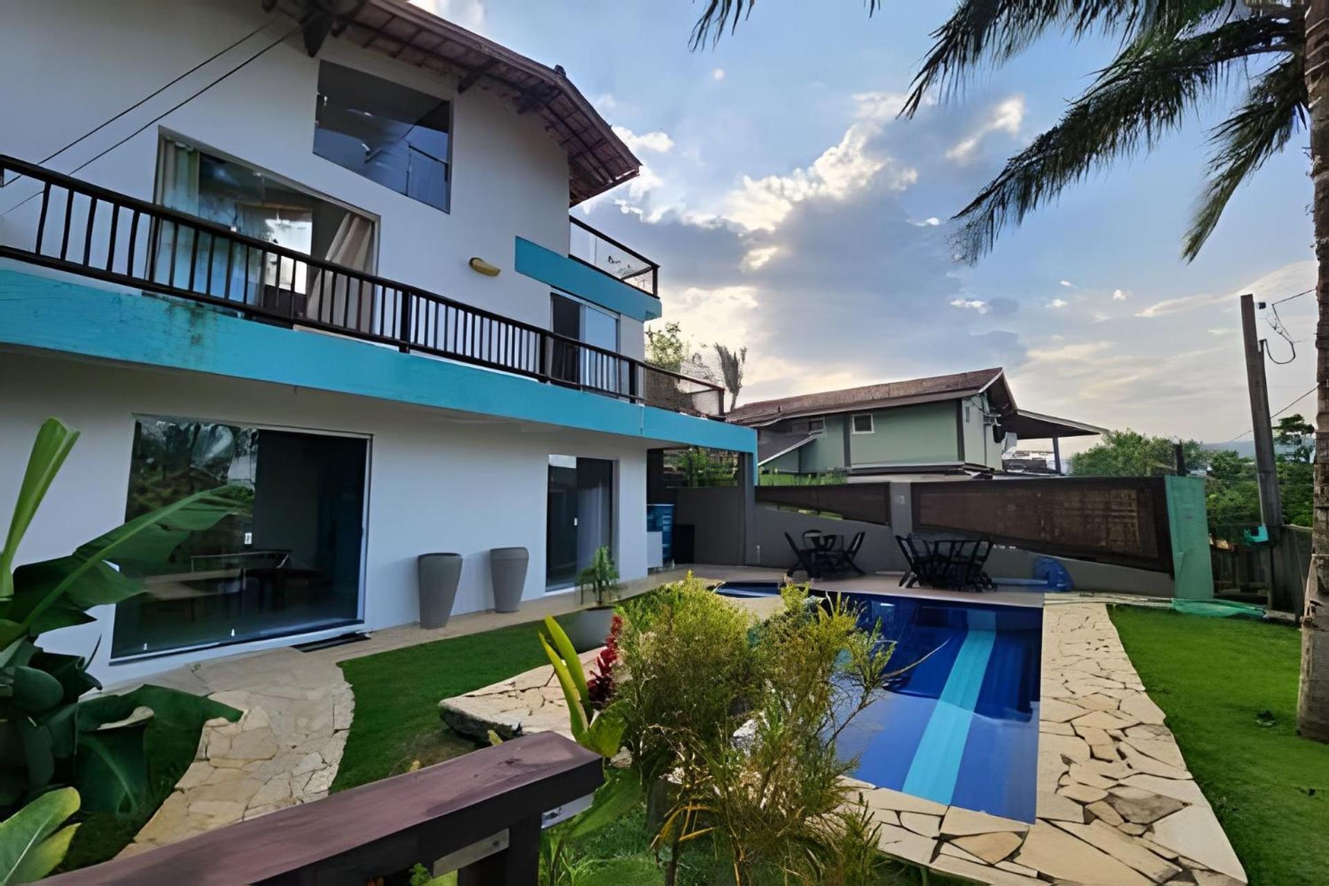 Bela Casa De 4 Suites Com Piscina E Vista - Curral Ilhabela Exterior foto