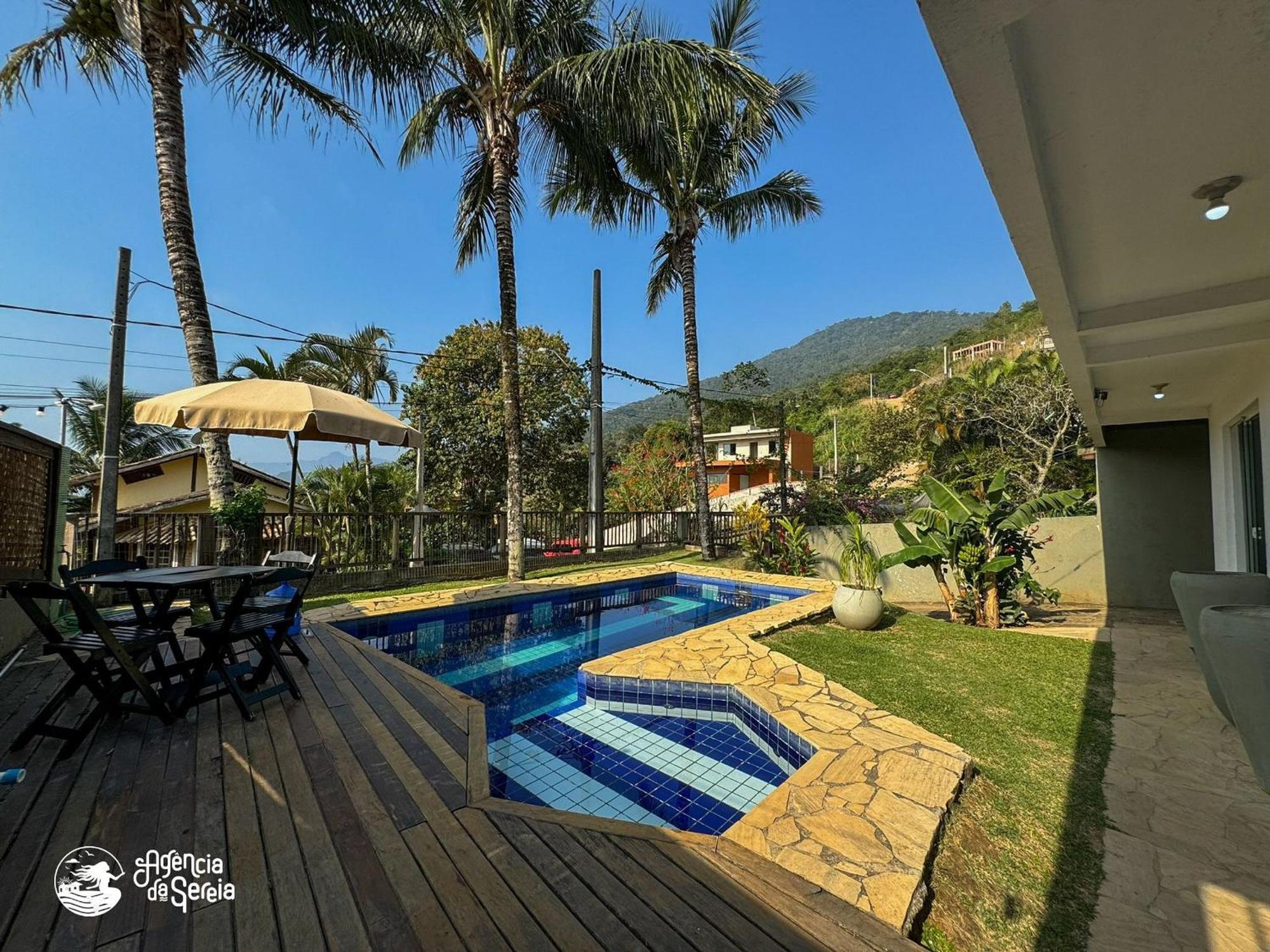 Bela Casa De 4 Suites Com Piscina E Vista - Curral Ilhabela Exterior foto