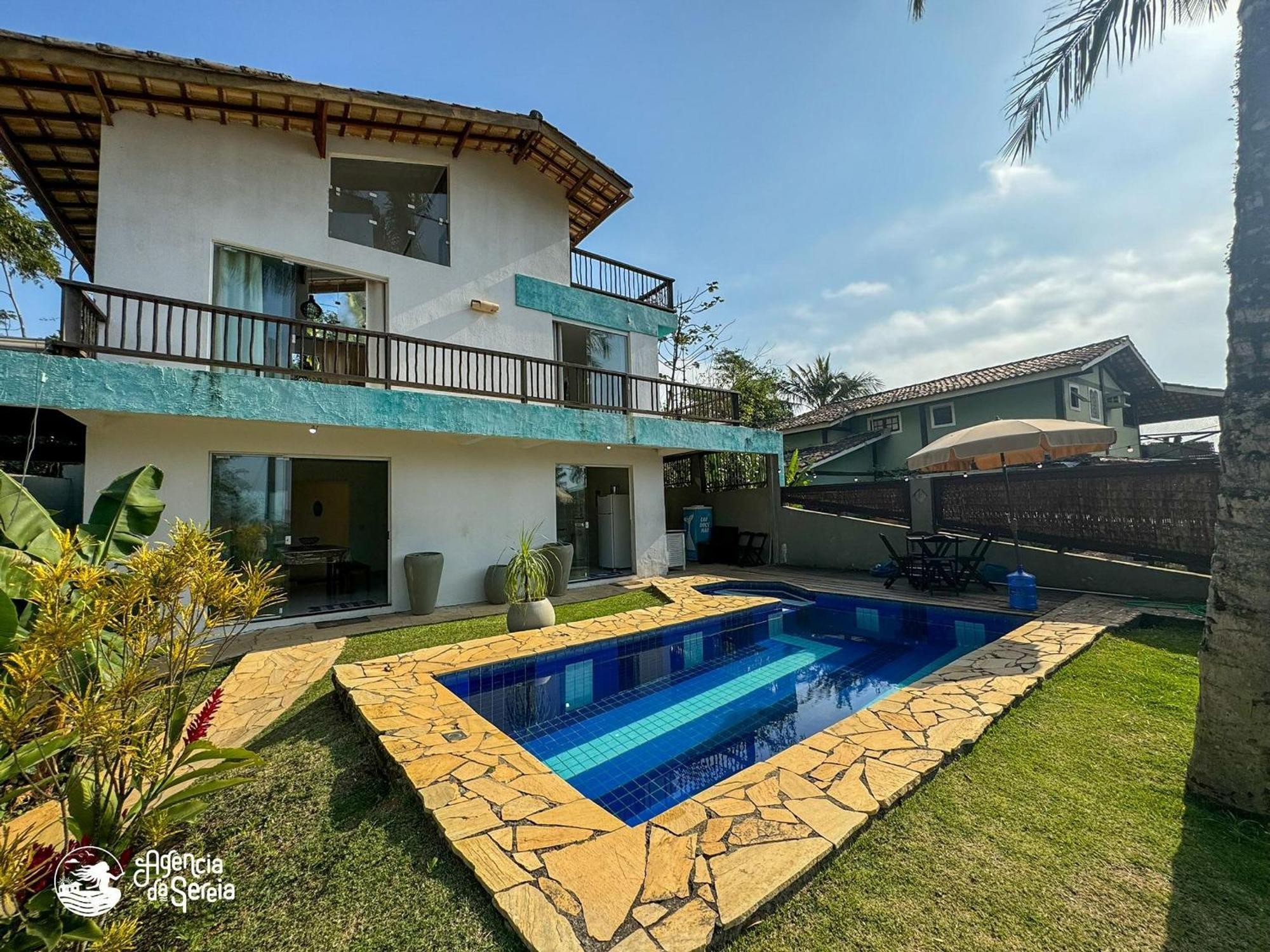 Bela Casa De 4 Suites Com Piscina E Vista - Curral Ilhabela Exterior foto